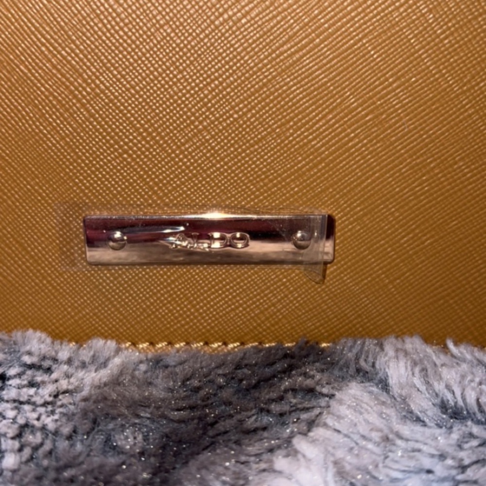 Aldo Black, White & Tan Crossbody Bag with Snake-Trim - Picture 5 of 9